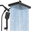 Rain Shower Head with Handheld Spray Combo Set, Adjustable 12"