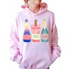 TEEAMORE Pop Fizz Clink Sweatshirt Champagne Graphic Drinking Bridesmaid Bridal