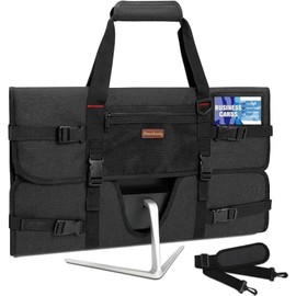 Monitor Carrying Case Compatible with 27" Monitors/LCD Screens, Monitor Bag with Shoulder Strap and Business Card Pocket, Protective Case for Apple Monitors for iMac 27" Monitors (27" Black)