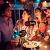 16 Pcs Glow Neon Photo Booth Props with Stick, Let's