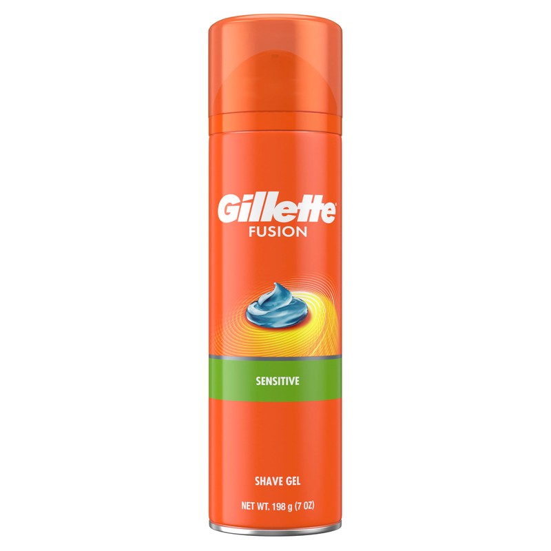 Gillette Fusion5 Ultra Sensitive Shave Gel, 7oz, Pack of 6