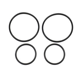 Captain O-Ring – Replacement O-Rings for Rusco/Vu-Flow Spin-Down, Sediment Trap Filters (2 Sets) [Select Size .75OR, 1OR, 1.5OR, or 2OR] (2" Filter (2OR) - 2 Sets)