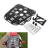 NICECNC Black Motorcycle Tail Rack Rear Luggage Rack Compatible with