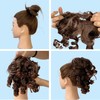CAISHA Hairpiece Scrunchy Updo Bridal Hairstyles Voluminous Curly Messy Bun