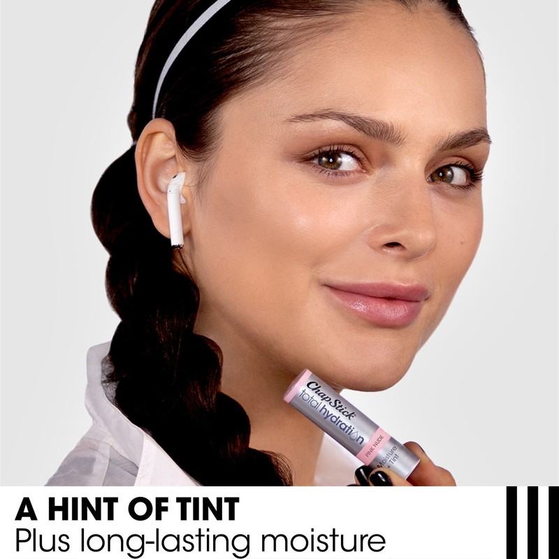 ChapStick Total Hydration Moisture + Tint, Pink Nude Tinted Lip