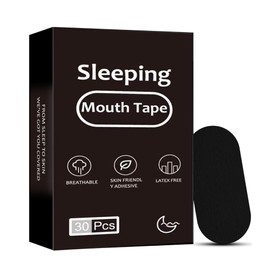 Bucales Antirronquidos 30 PCS, Parches Anti-Ronquidos Nocturnos, Cinta Bucal para Dormir Especialmente Diseñada para el Contacto con los Labios, Reutilizable para Dormir Sin Ruidos