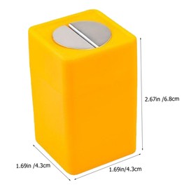 Gatuida 4pcs Safety Razor Blade Disposal Box Metal Container for Secure Storage of Used Blades for Home and Travel Prevents Crosscontamination Multi Scenario Use