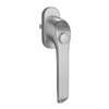 SCHÜCO Window handle with push button in silver, window handle