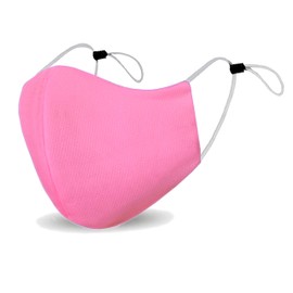 Arcarius Breathable Sports Face Mask – Lightweight Moisture Wicking Gym & Travel Essential – Adjustable Reusable Adaptive Fit (Pink, 1-Pack)