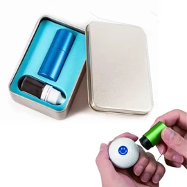(Includes Refill Ink) Metal Stamp, Golf Ball Stamp, Marker, Line Marker, Ball Identification, Prevents Incorrect Hits