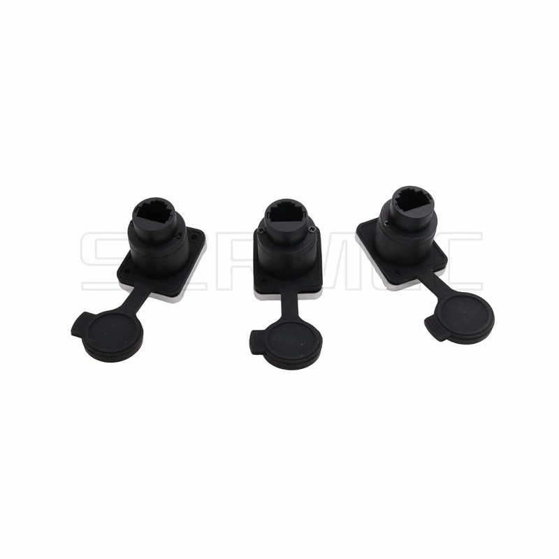 SZRMCC RJ45 Panel Mount Connector Cat5e RJ45 Ethernet Female LAN