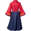Asian Traditional Dress Kimono Robe for Kids Girls Costume Silk