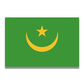Magnet Me Up Mauritania Flag Car Magnet Decal, 4x6 Inches, Heavy Duty Automotive Magnet for Car, Truck SUV