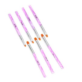 7 Pcs Acrylic Nail Art Pen Tips UV Builder Gel Painting Brush Manicure Set Hot Professional Tools For Nail Salon Home DIY Nail Favor