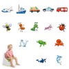 15 Pcs Potty Training Stickers Color Changing Reusable Pee Targets