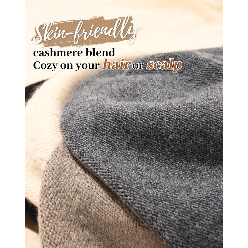 FURTALK Cashmere Slouchy Beanies for Women Winter Hats Soft Warm