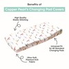 Copper Pearl - Funda para cambiador de pañales de punto