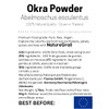 Okra Powder, Made From 100% Abelmoschus Esculentus - Pure, Natural