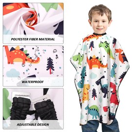 CATOR Children's Hairdressing Cape, Hairdressing Cape Children, Haircut Hairdressing Cape, Professional Children's Hair Cutting Cape, Hair Cutting Cape with Velcro Fastening for Salon Hair Cutting
