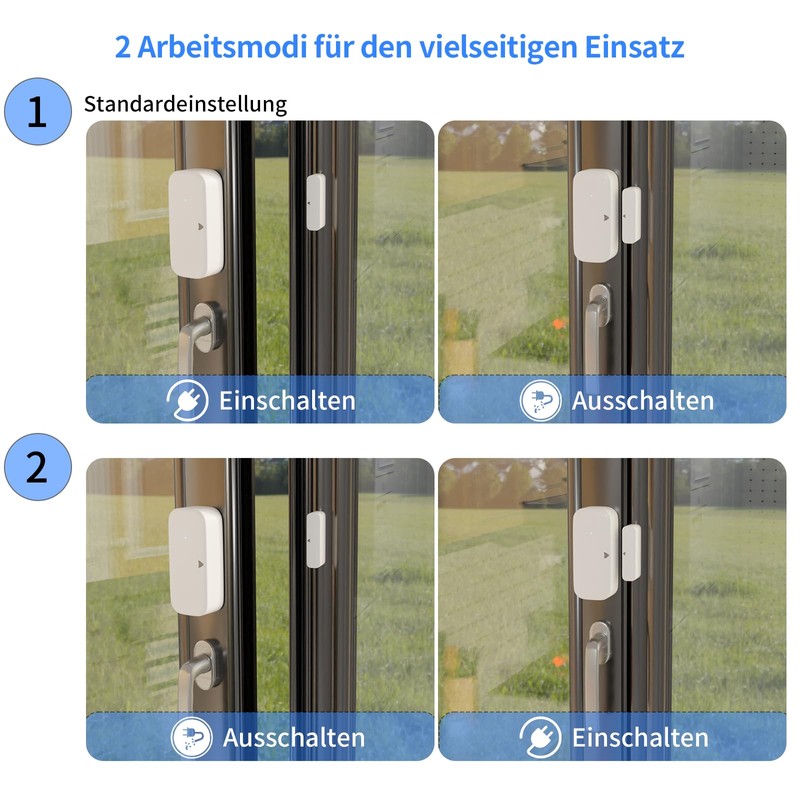 Window Contact Switch, Cooker Hood, Wireless Exhaust Control, Window Switch