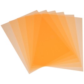 Operitacx 6 Sheets Filter Plate Transparent Bookmark Clear Color Correction Film Color Film Plastic Sheet Lighting Color Gel Blackout Sticker Color Photo Gel Tinted Gel Filter La