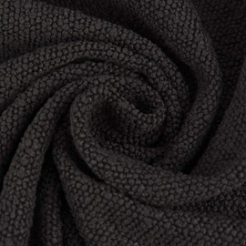 Boucle Deluxe Decorative Fabric Plain Mottled Grey 1.4 m Wide