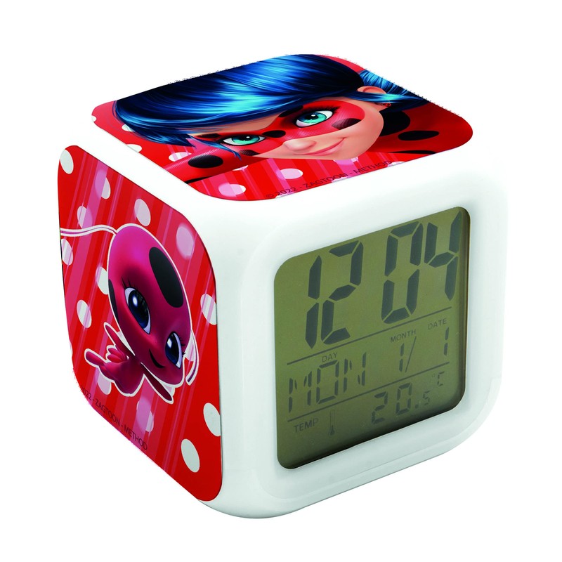Joy Toy Miraculous Cube Alarm Clock in Gift Pack -