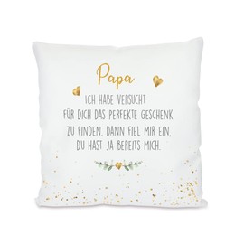 Manufaktur Liebevoll I Cushion with Sayings, Special Gift Idea as a Thank You, Birthday and Christmas (Cushion Cover Papa, ich Habe versucht...)