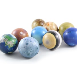 Curious Minds Busy Bags Universe Solar System Match with Cards Stress Ball Set - Educational Learning Toy - Outer Space Planets Montessori Nomenclature Science Work