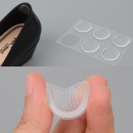 6P Transparent multi-purpose heel protection pad Heel protection heel pad Heel guard Heel protection cushion pad shoe pad 5ea