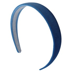 Topkids Accessories Velvet Headband Luxury Headband Hair Band Adult Women Girls Kids Wedding Bridal Fashion Headband Wonderland 2.5cm Thick Wide (Turquoise)