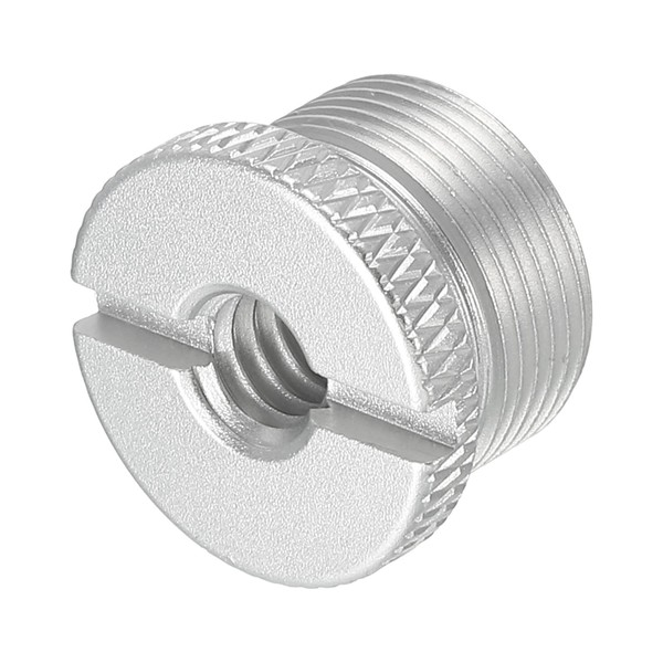 uxcell Microphone Stand Adapter 1/4 Female to 5/8 Male Aluminum