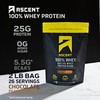 Ascent 100% Whey Protein Powder - Post Workout Whey Protein