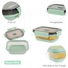 Annaklin Collapsible Food Storage Containers with Lid & Air Vent,