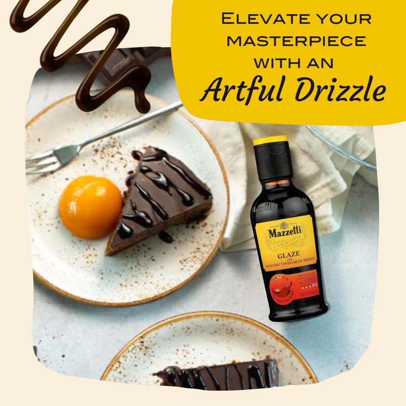 Mazzetti Habanero Glaze Balsamic Vinegar of Modena PGI, 7.3 Fl