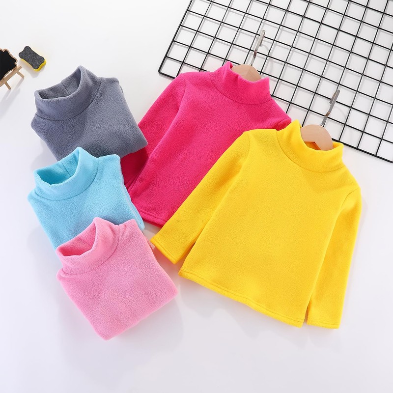 Mud Kingdom - Camisas de forro polar para niños, cuello