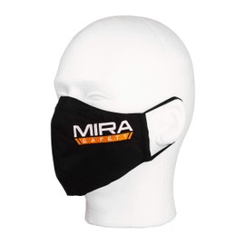 MIRA SAFETY M Washable Face Mask with Adjustable Ear Loops & Nose Wire Medium Size (2 PACK)