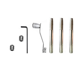 Chainsaw Sharpener, Chainsaw Sharpener Kit, Portable Hand Cranks Saw Chain Sharpener, (Black)