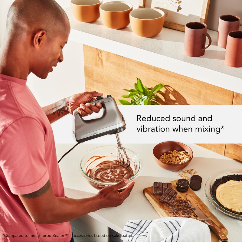 KitchenAid 6 Speed Hand Mixer with Flex Edge Beaters -