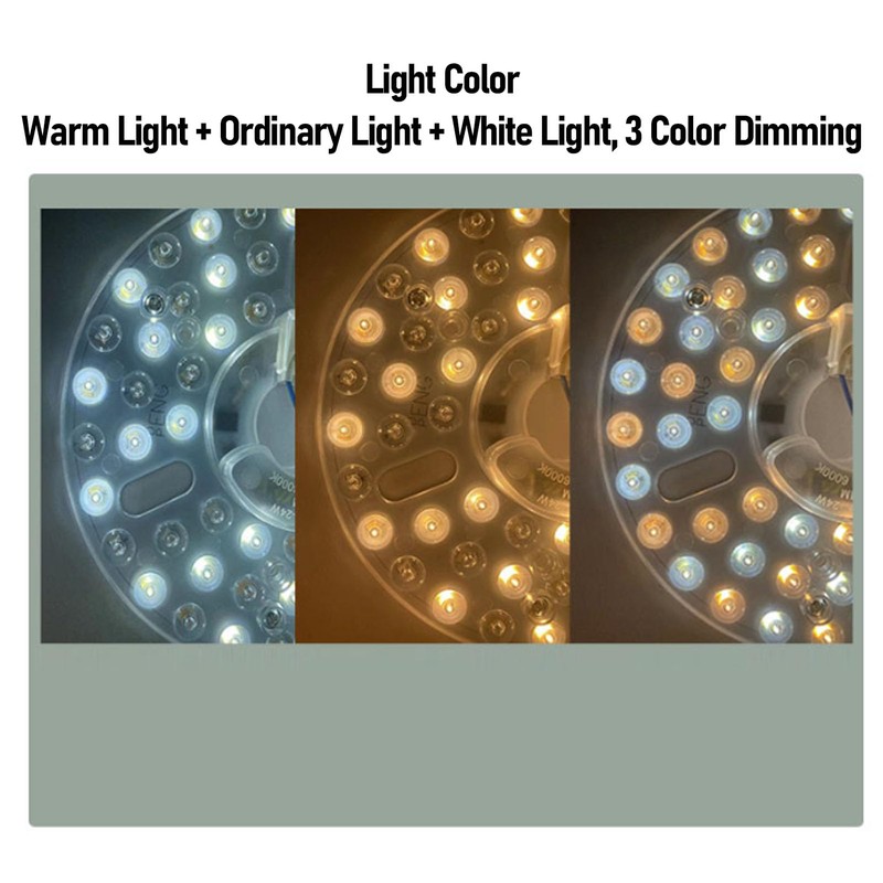 6.3 Inch LED Ceiling Fan Light, Magnetic LED Retrofit Kit