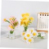ULTECHNOVO 3 Pcs Cute Mini Flower Vases for Car Aesthetic