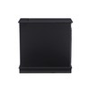 Powell Furniture Butler Black Accent Table with USB Charging Station
