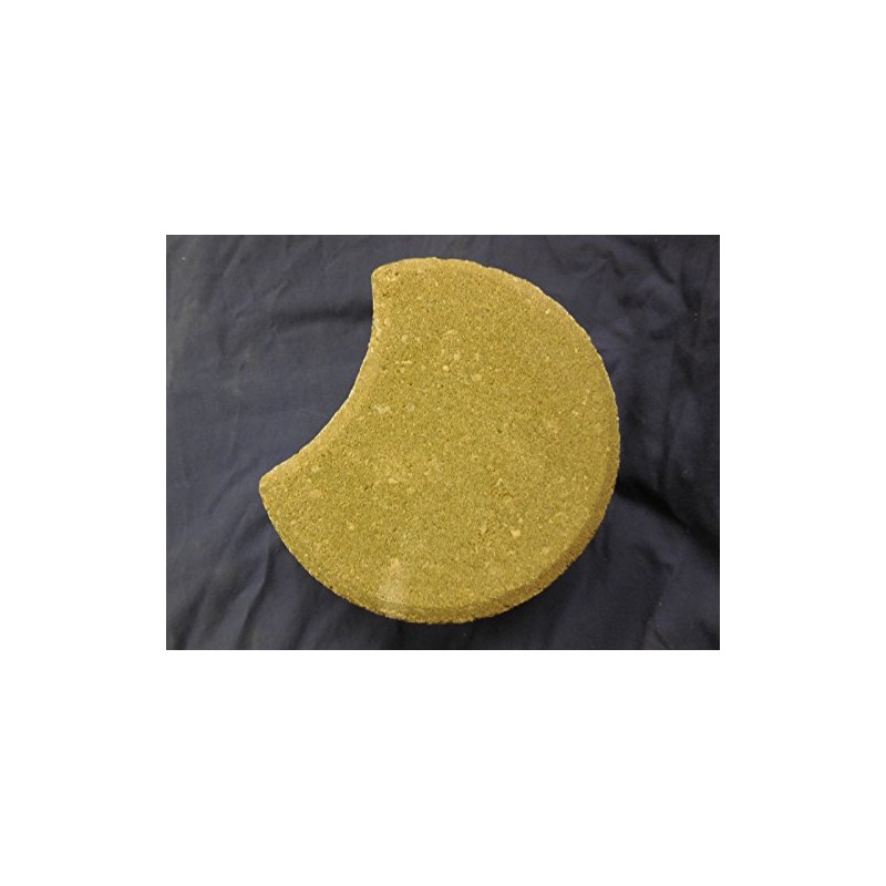 Crescent Patio Brick Plastic Craft Mold use with Concrete or