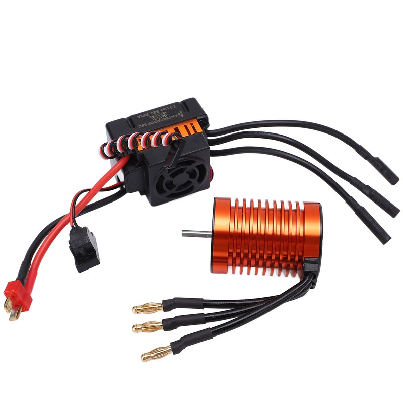 F540 4370KV RC Brushless Motor 60A ESC Waterproof T Plug