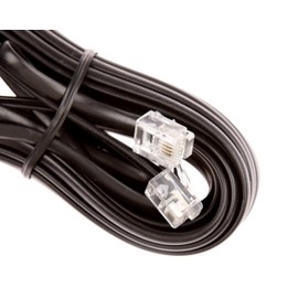 CDL Micro ADSL RJ11 Cable for use with Broadband BT Router Home Hub Modem 7.5m - Black