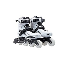 Inline Skates, High Performance Outdoor Fitness Inline Skates for Women Men Adult (US Men 6.5/Women 7.5, White 38)