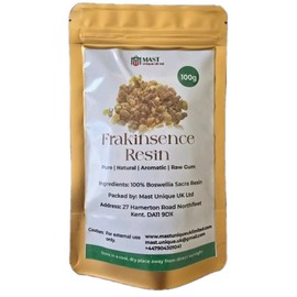 Frankincense Resin (Luban), Boswellia Sacra Premium Quality! 100g