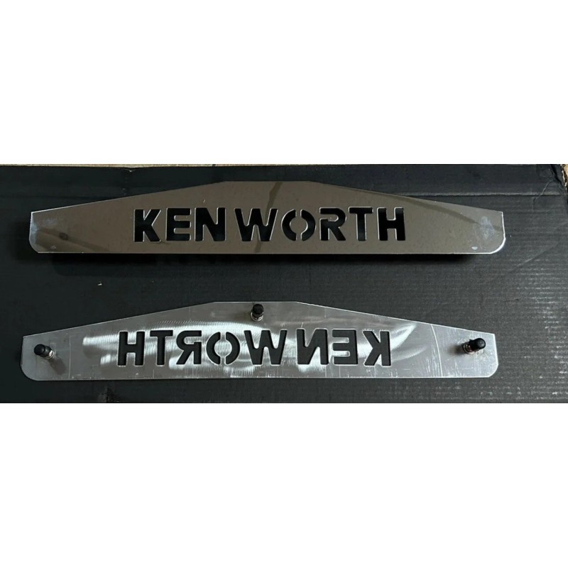 BLVD Kenworth Trucks Semi Truck 24" x 4" Stainless Steel