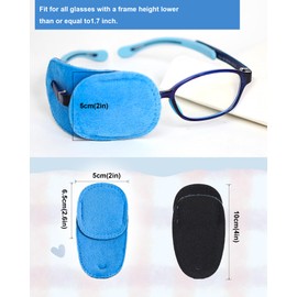 VEEJION 6PCS Eye Patches for Kids Girls Boys with Lazy Eye,Medical Treat Lazy Amblyopia for Left & Right Eyes,Kids Eye Patch for Glasses