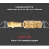 T TANYA HARDWARE Brass 1/4 Inch NPT High Flow Air